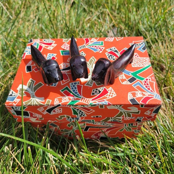 Handmade 3 inus/ dogs Chopstick Rests